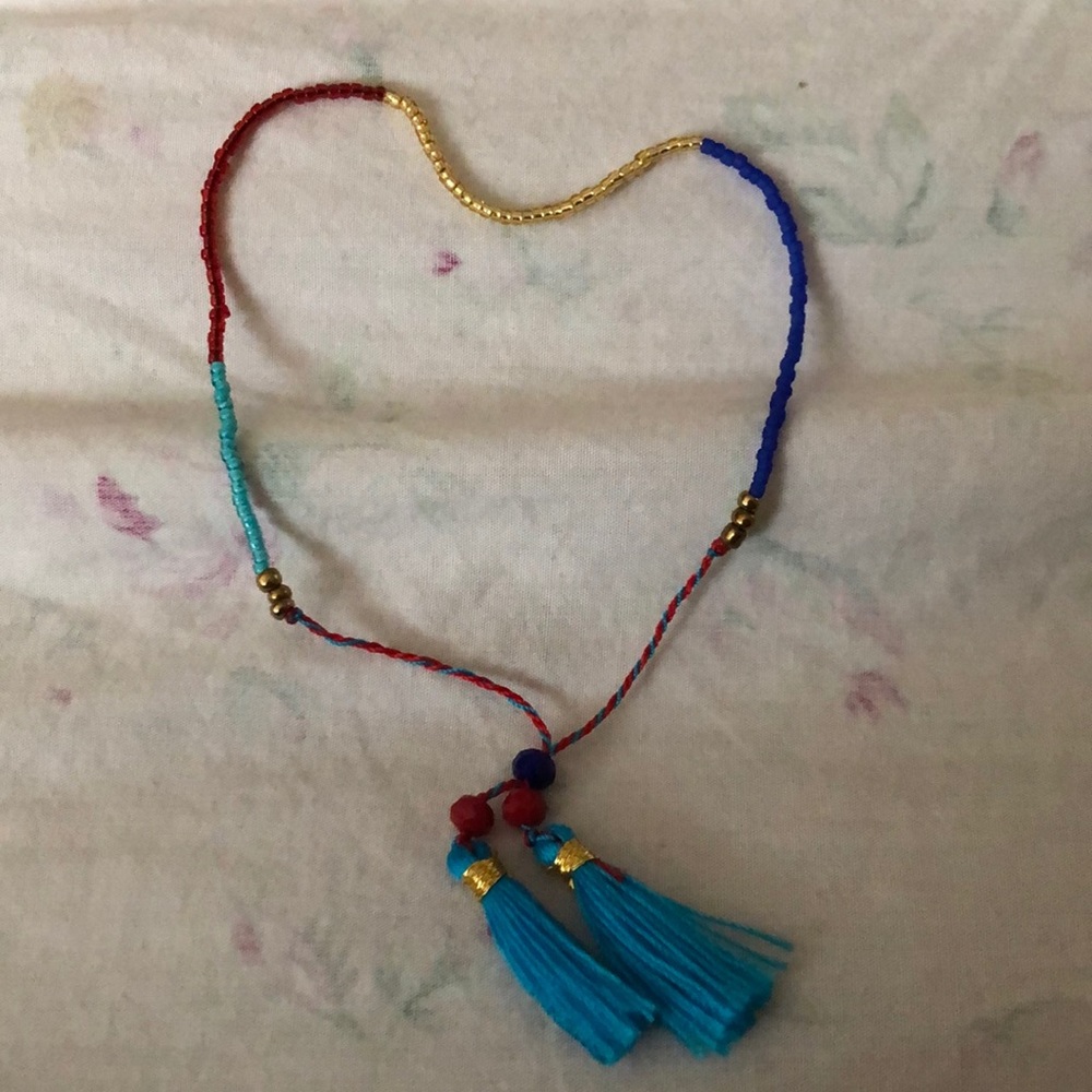 Multi Color Seed Bead Adjustable Bracelet
